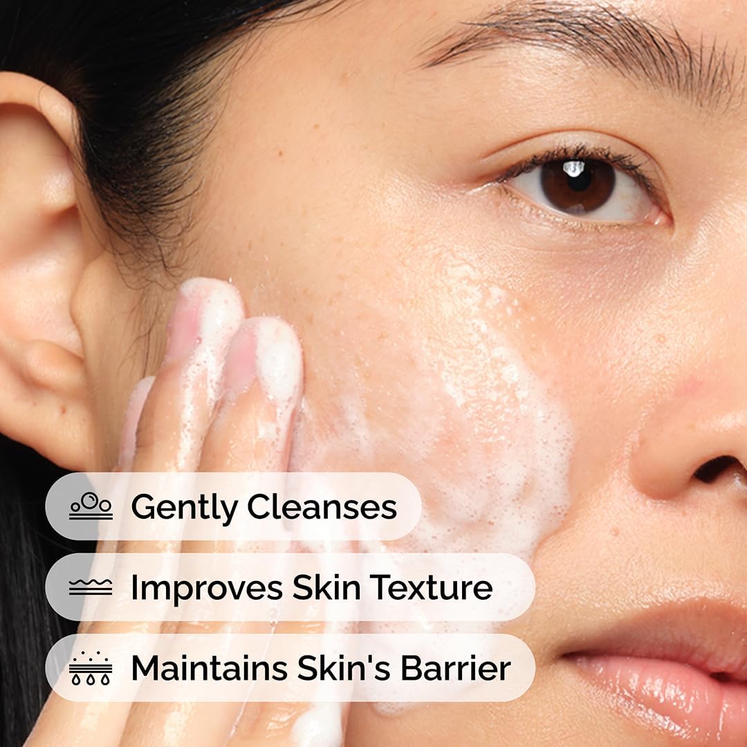 The Ordinary Glucoside Foaming Cleanser, Gentle Foaming Face Wash for All Skin Types Including Sensitive Skin, 150ml