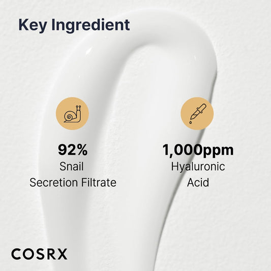 COSRX Advanced Snail 92 All in One Cream Korean Snail Mucin Face Cream & Gel 100g.