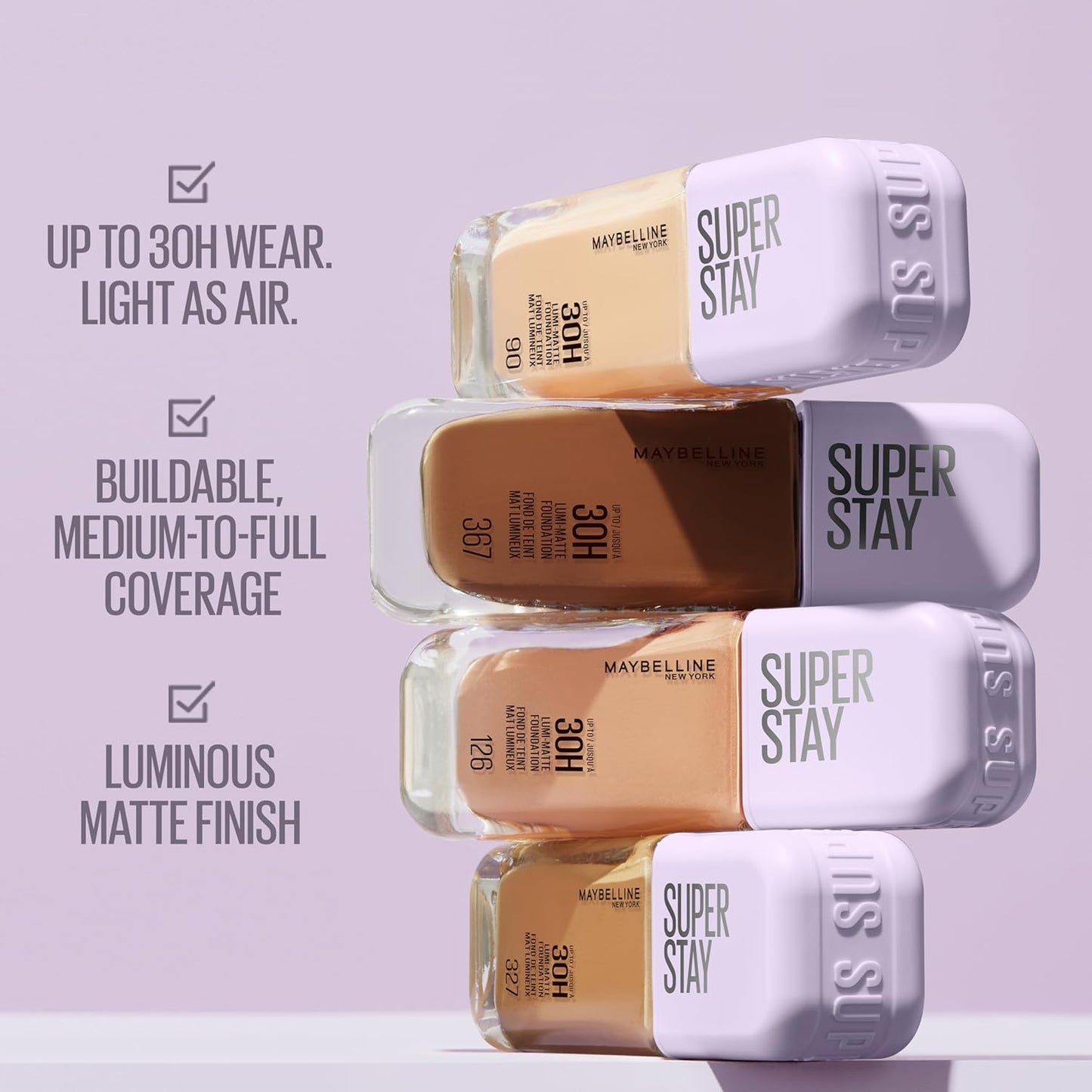 Maybelline New York Super Stay up to 30H Lumi-Matte Foundation Vitamin E - Shade 98
