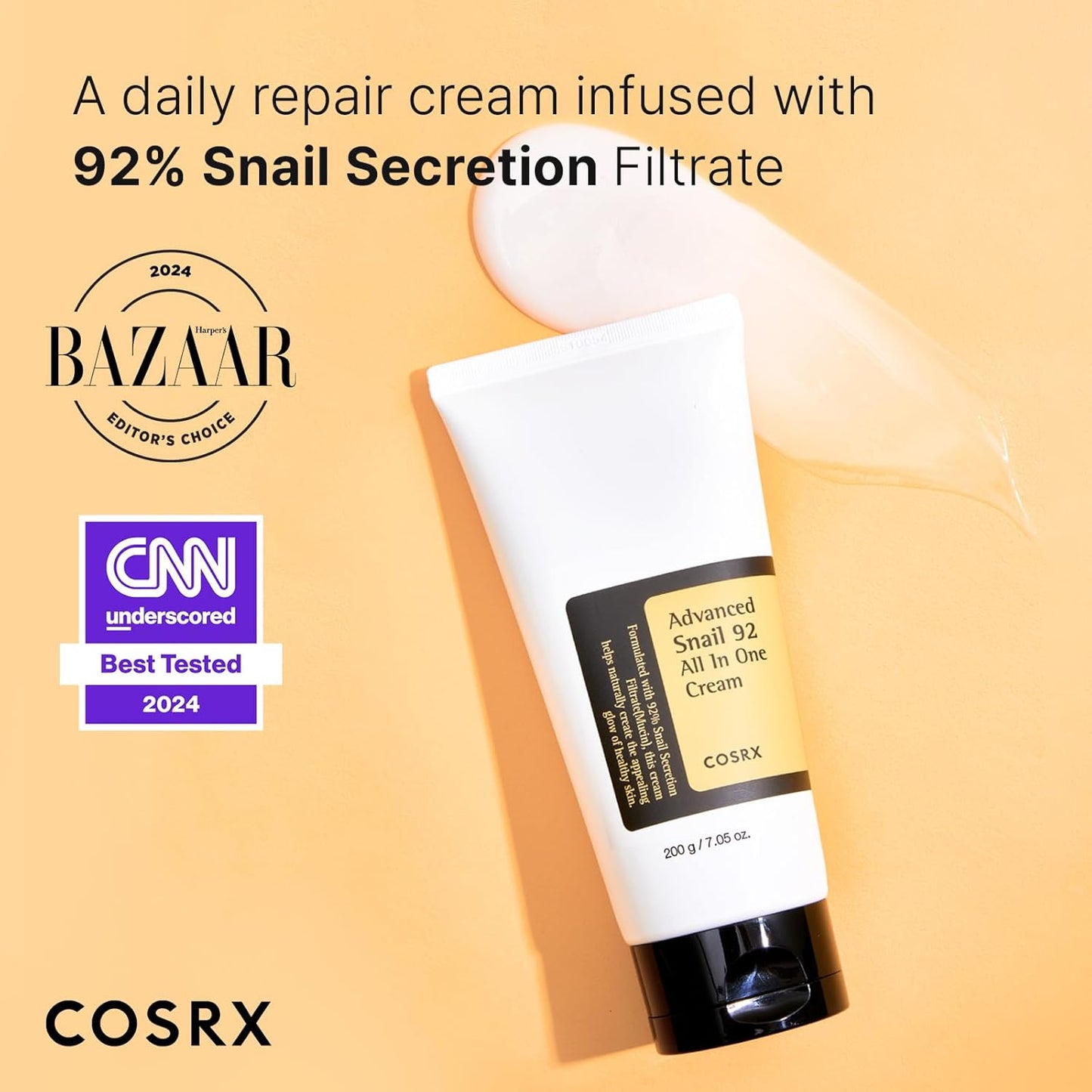 COSRX Advanced Snail 92 All in one Cream, 7.05oz/200g