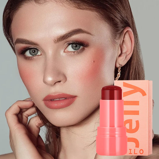 4 Pcs Milk Jelly Blush Stick, Milk Jelly Tint Stick, 4 Colours Jelly Blush