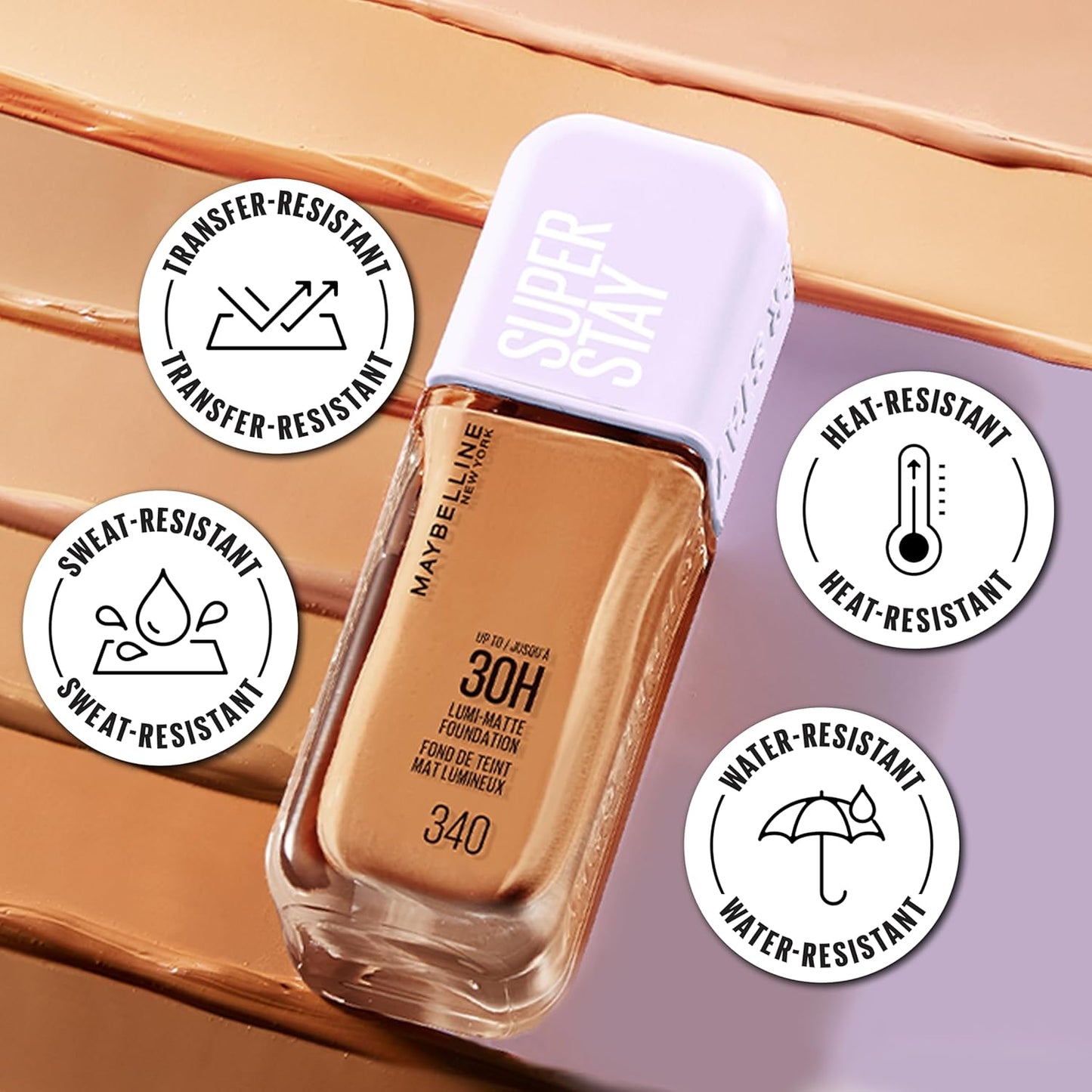 Maybelline New York Super Stay up to 30H Lumi-Matte Foundation Vitamin E - Shade 98