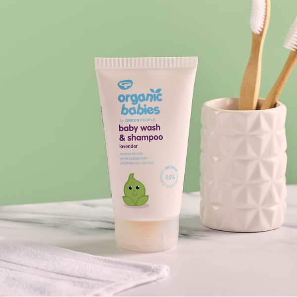 Green People Organic Babies Lavender Baby Wash & Shampoo Natural & Organic 150ml