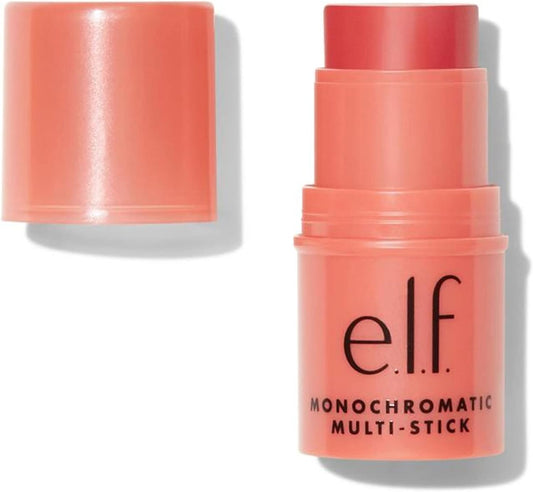 e.l.f. Monochromatic Multi Stick, Luxuriously Creamy & Blendable Colour Glimmering Guava.