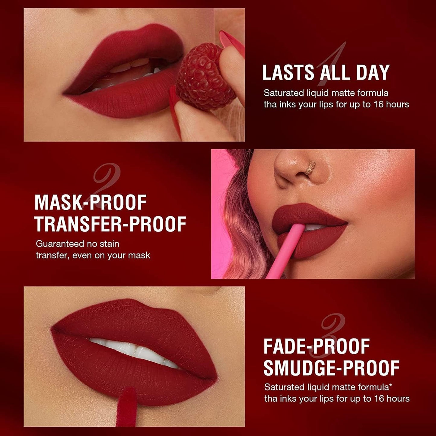 12 Pcs Liquid Lipstick Lipliner Set Nude Lipliner Matte Lipstick.
