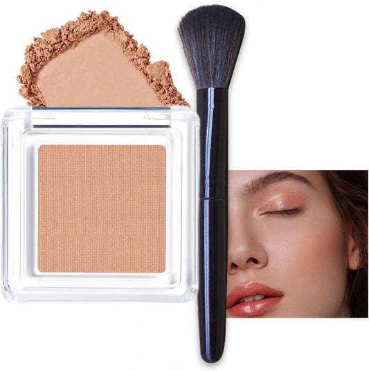 Blushers for Cheeks Make up Blusher, Matte Bronzer Powder Blushes with Brush.