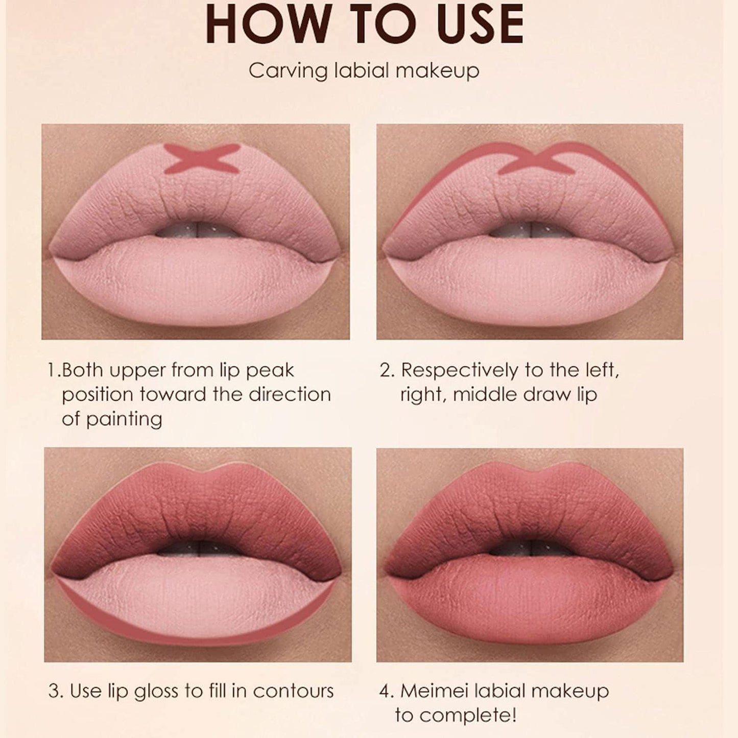 12 Pcs Liquid Lipstick Lipliner Set Nude Lipliner Matte Lipstick.