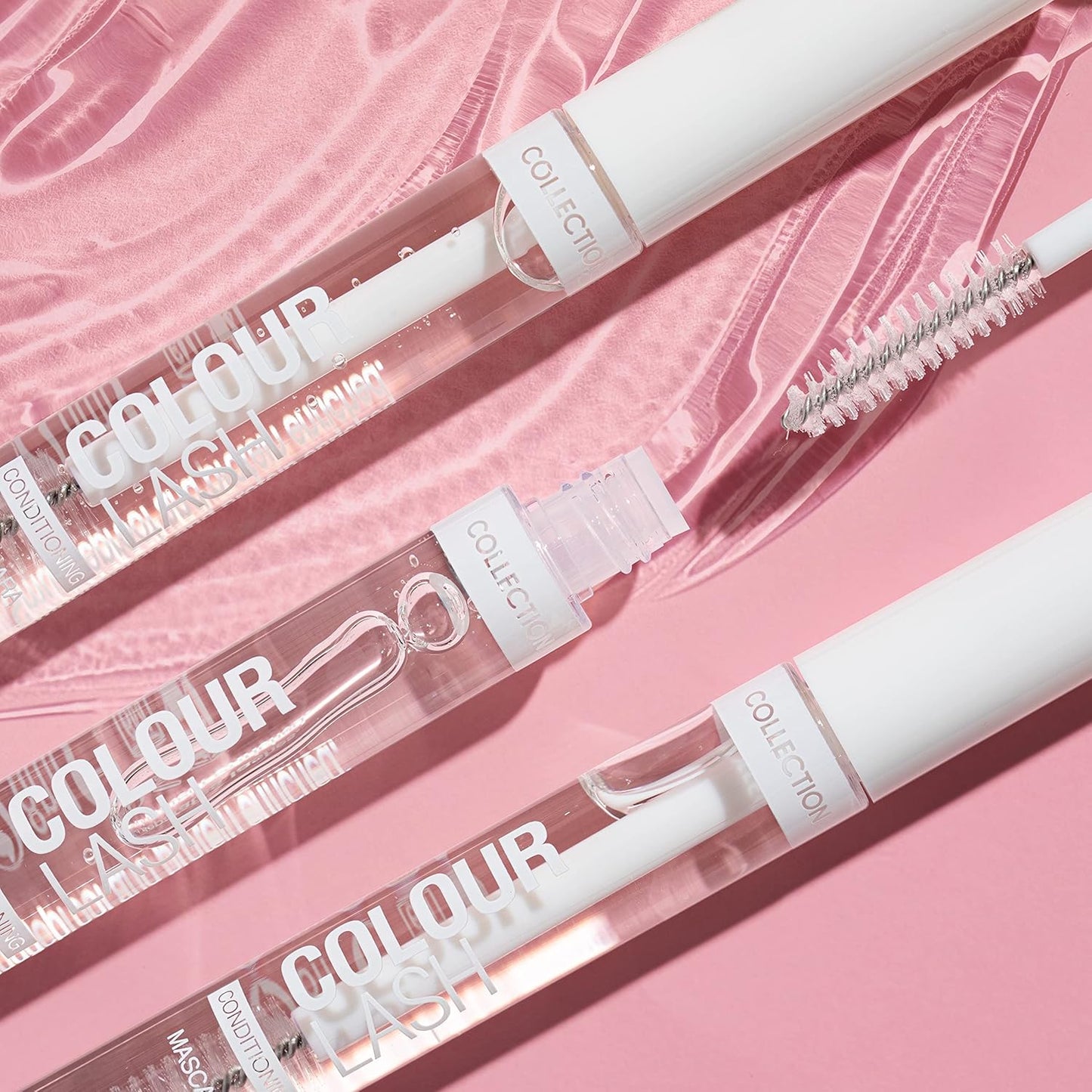 Collection Cosmetics Colour Lash Mascara, Protein Enriched, 8ml, Clear