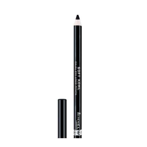 Rimmel London Soft Kohl Smudge-proof Eyeliner Pencil, Jet black, 1.2 g