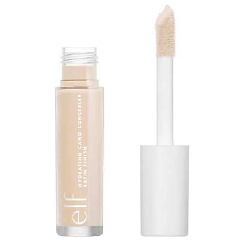 e.l.f. Hydrating Camo Concealer, Satin Finish, Conceals, Corrects & Highlights, Fair Warm, 0.203 Fl Oz (6mL)
