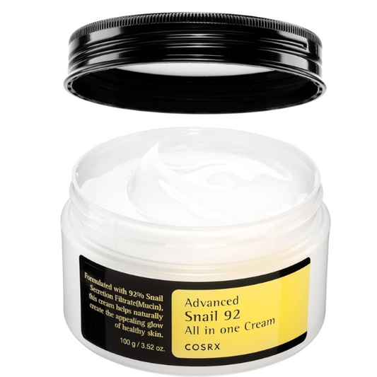 COSRX Advanced Snail 92 All in One Cream Korean Snail Mucin Face Cream & Gel 100g.