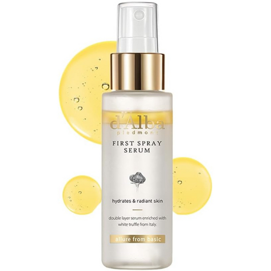 d'alba Italian White Truffle First Spray Serum, Vegan Skin Care, Hydrating Face Moisturizer, Glow Serum (50ml).