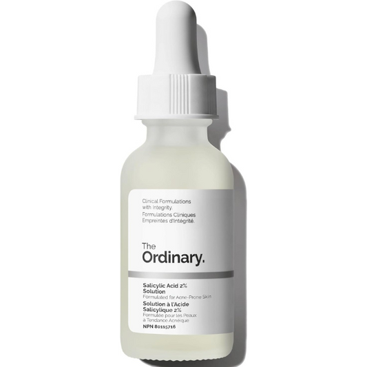 The Ordinary Salicylic Acid 2% Solution, Acne-Fighting Serum for Blemish-Prone Skin, 30ml