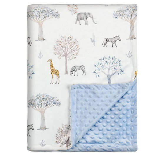 Kids Baby Blanket Newborn Gifts, Soft Plush Blankets with Dotted Backing, Fleece Fabric Essentials for Unisex, Toddlers, Boys Girls 75x100cm